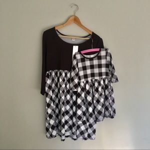 Mommy and Me, Penelope Peplum Dress. Size large/4